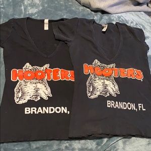 Two black hooters shirts